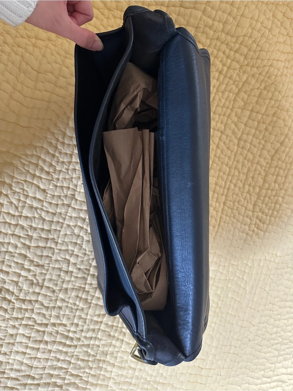 Coach sleek black